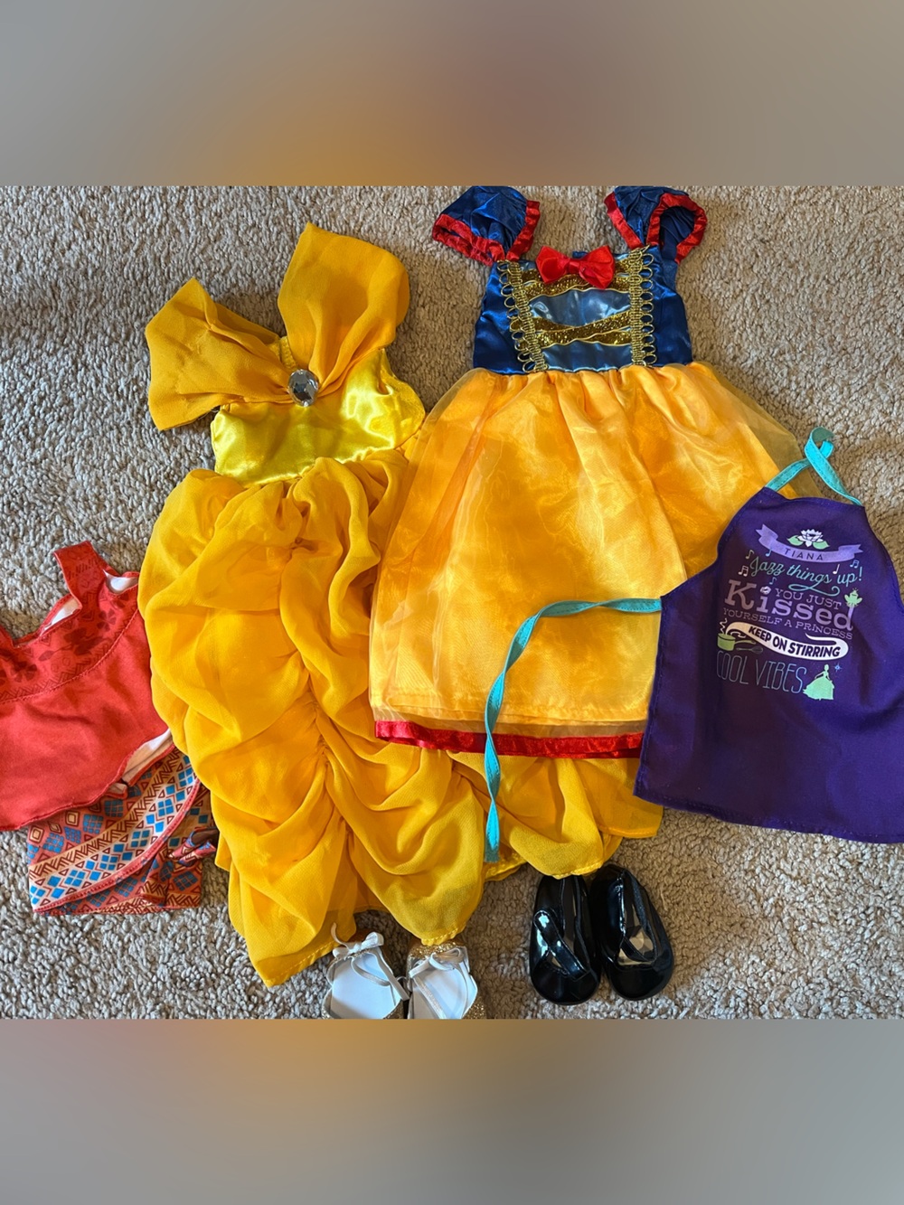 Disney Princess Style Dresses for 18” Dolls